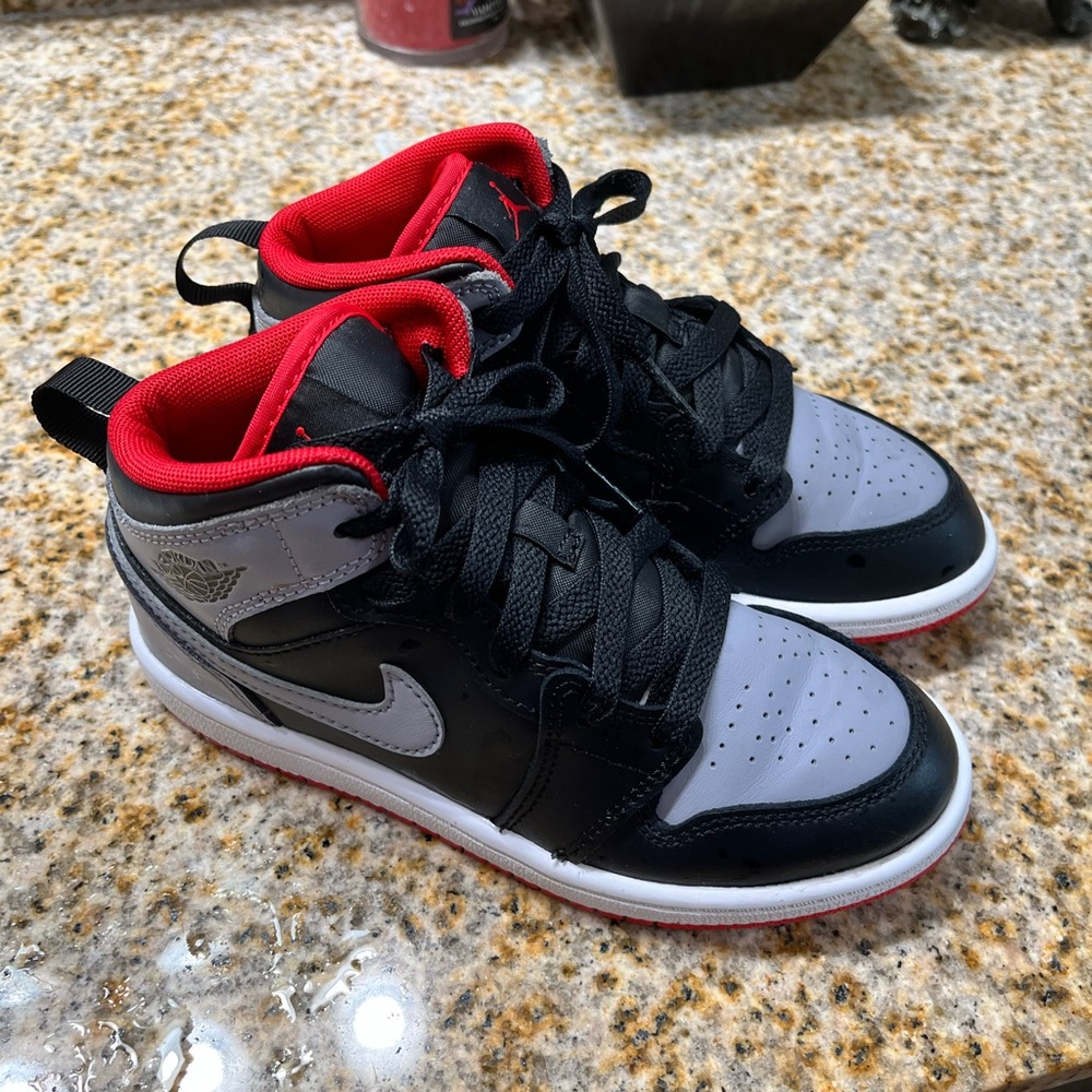 Jordan Kids Sneakers in Black, Red, and Gray